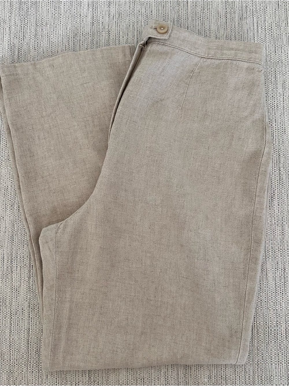 Women’s Linen Blend Chino Pants in Light Taupe